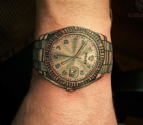 rolex watch tattoo